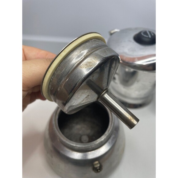 Bialetti Mukka Express Cappuccino Stovetop Maker Coffee espresso aluminum F24 - Picture 11 of 13